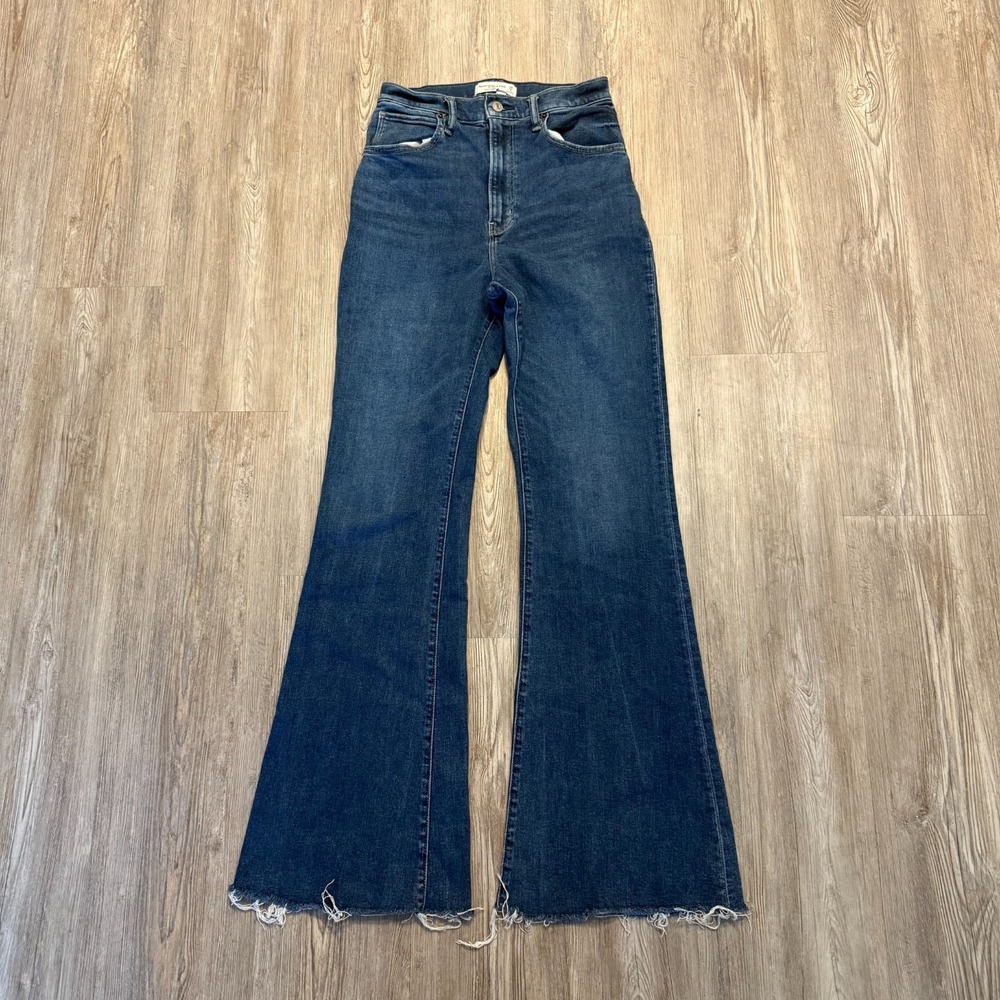 Abercrombie & Fitch Womens 28/6L Flare Ultra High Curve Love Jeans